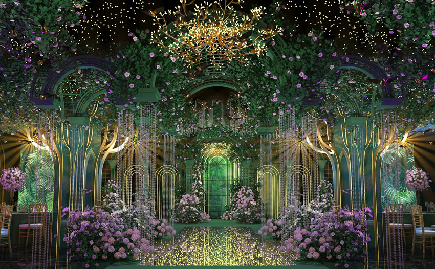 历城奇妙森林婚礼堂效果展示